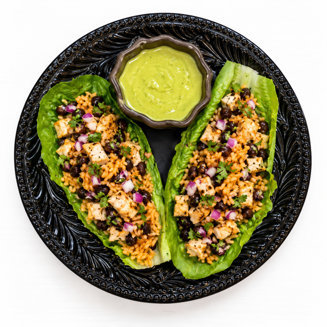 Two Lettuce Wraps.