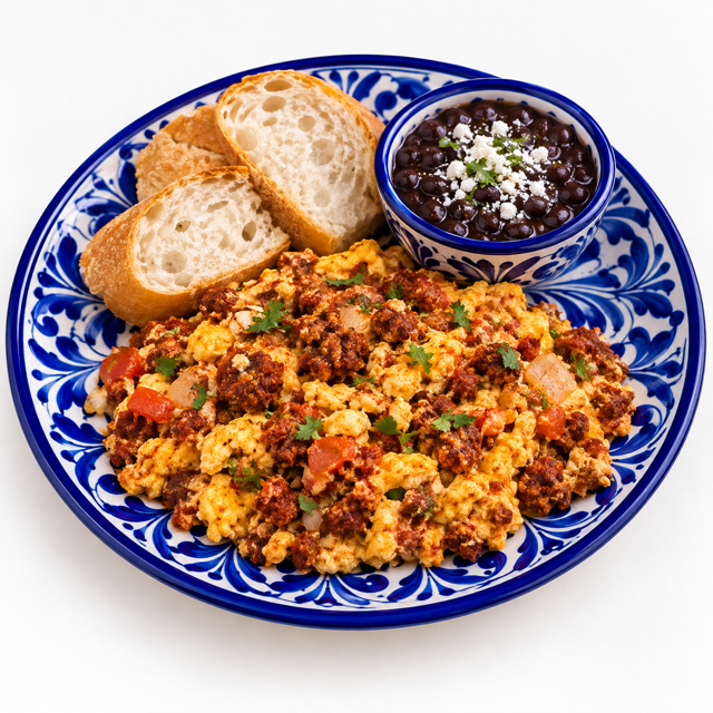 Huevos Con Chorizo.
