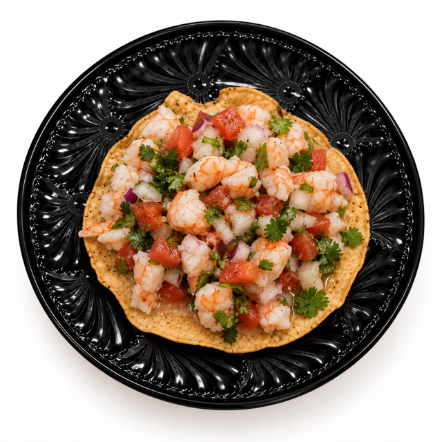 Tostada de Camarón.